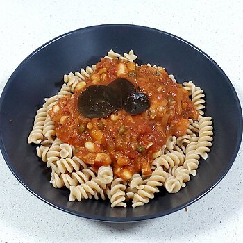 Recipe - Greek Inspired Butter Beans with Capers and Caper Leaves