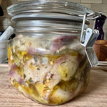 Eggplant Escabeche