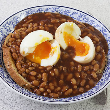 Beans egg on toast s.jpg
