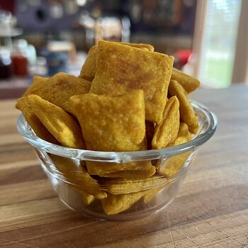 Pumpkin-Parmesan Crackers