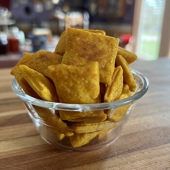 Pumpkin-Parmesan Crackers