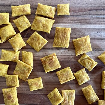 Pumpkin-Parmesan Crackers