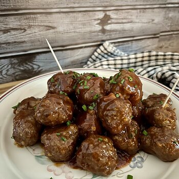 Honey-Garlic Glazed Meatballs