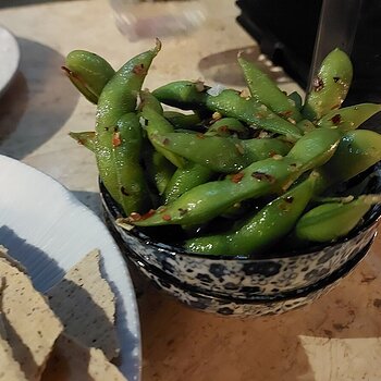 EDAMAME sesame, chill salt