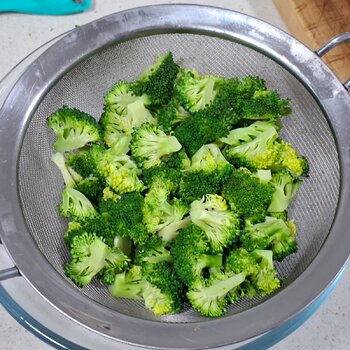 Cooked florets