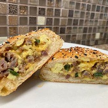 Media 'Pillsbury® freezer friendly everything bagel biscuit bombs' in album 'What Did You Eat Today?'