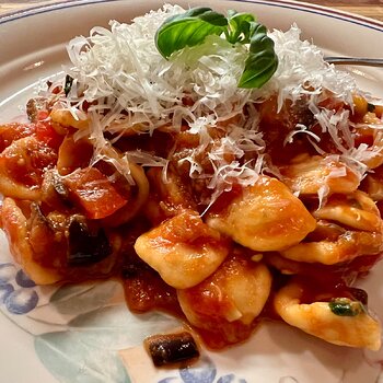 Pasta with Caponata 2