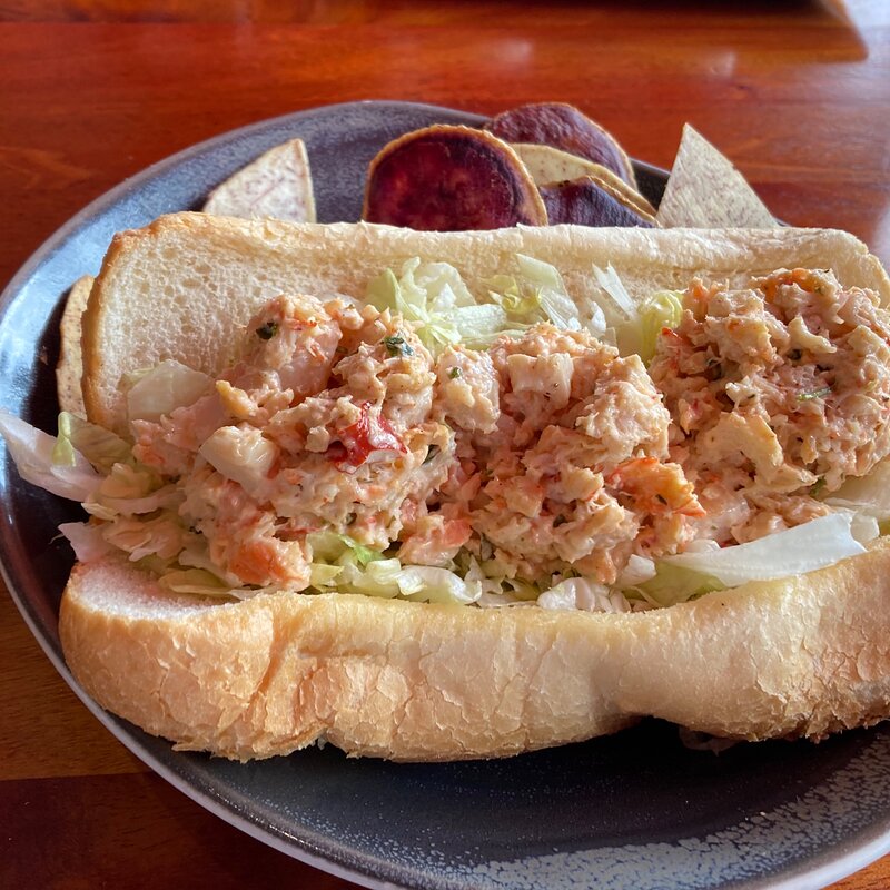 Lobster roll at Hula Grill