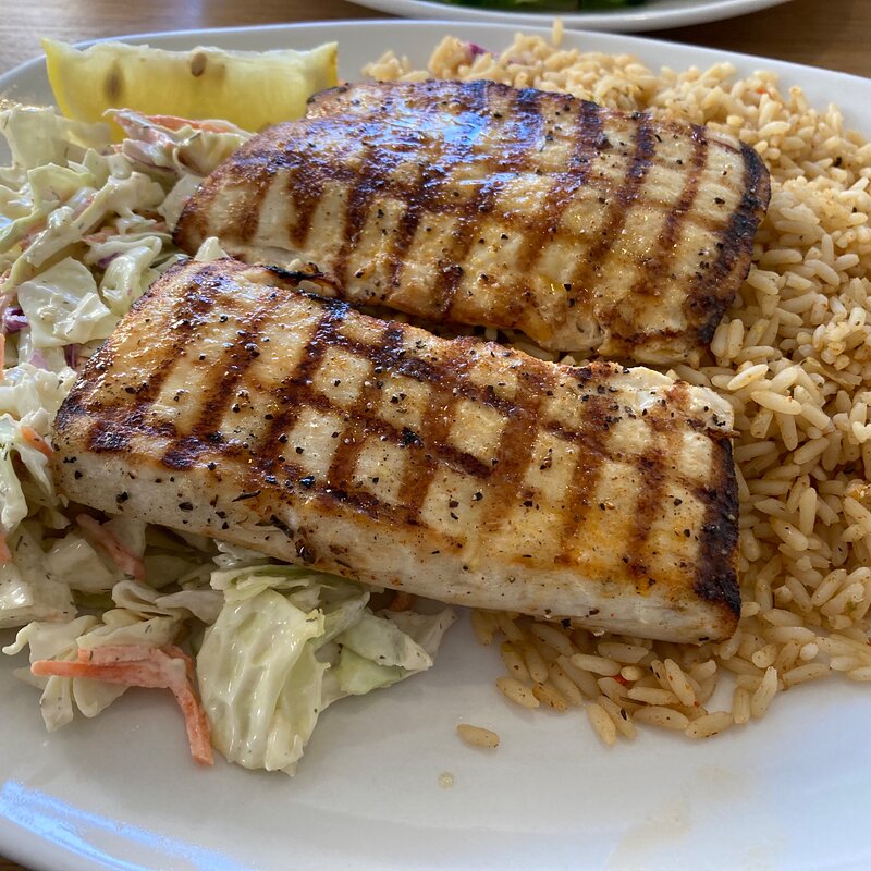 Media 'Grilled mahi mahi with cajun rice' in album 'SoCalZone10’s food'