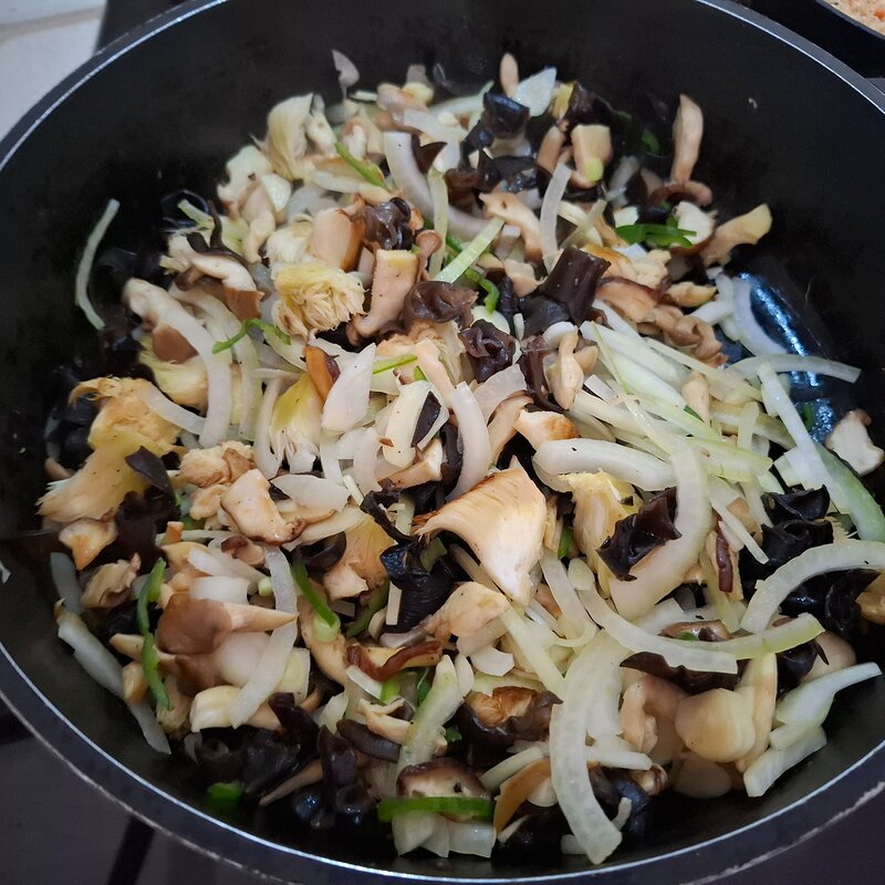 Braised Lion's Mane Mushrooms