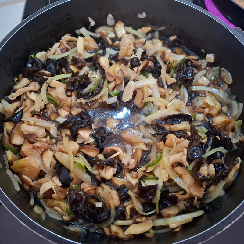 Braised Lion's Mane Mushrooms