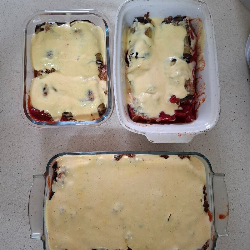 Moussaka Rolls & Lasagne