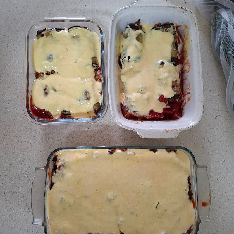 Moussaka Rolls & Lasagne