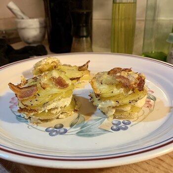 Potato Au Gratin Stacks