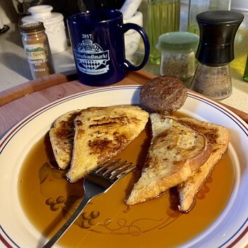 French Toast And Maple Sausage