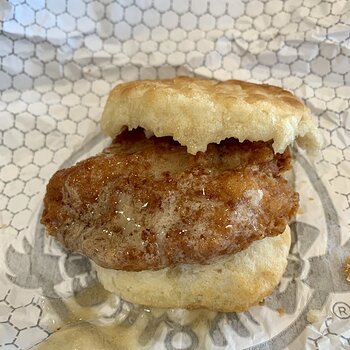 Wendy's Chicken-And-Honey-Butter Biscuit