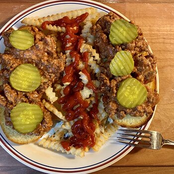 Sloppy Joes And Fries