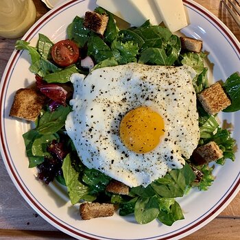 Egg-Topped Salad