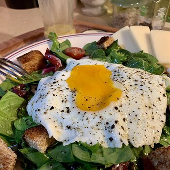 Egg On A Salad