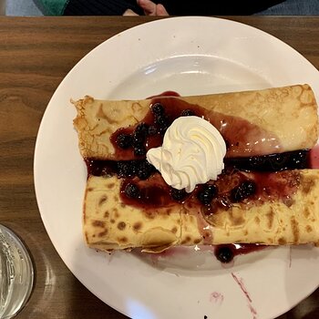 Blueberry Crepes