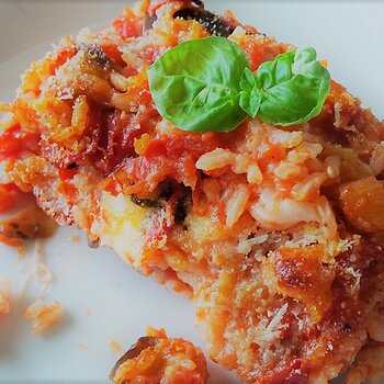 Oven Baked Rice with Aubergine and Mozzarella.jpg