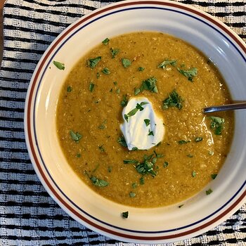 Egyptian Red Lentil Soup