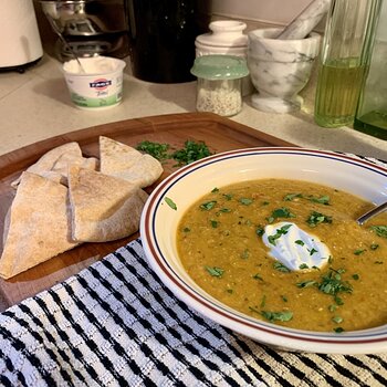 Egyptian Red Lentil Soup