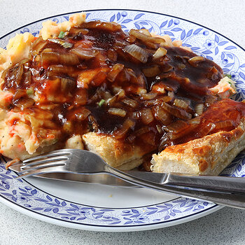 Sausage roll and mash s.jpg