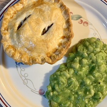 Tourtiere And Peas