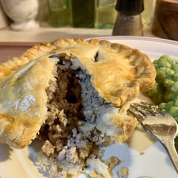 Tourtiere And Peas