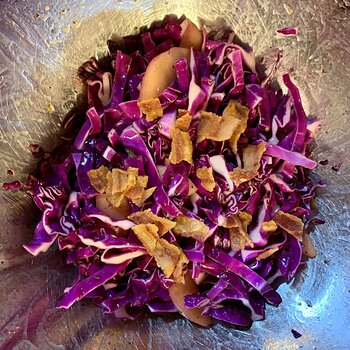 Red Cabbage Slaw