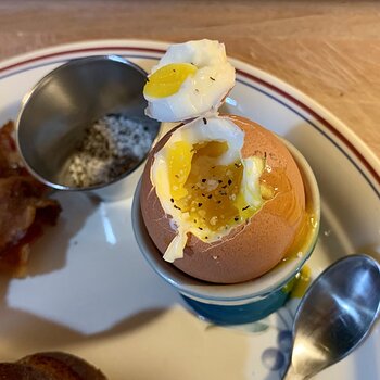 Microwave-Boiled Egg