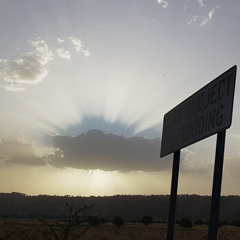 Road subject to flooding