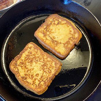 Frying French Toast!