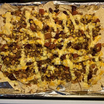 Almost Vegetarian Nachos