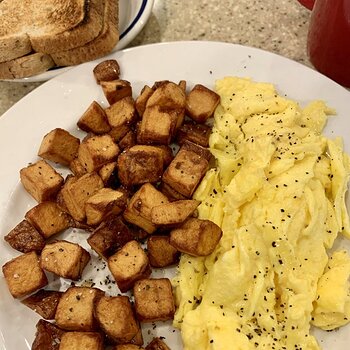 Eggs, Home Fries, Toast (Bob Evans)