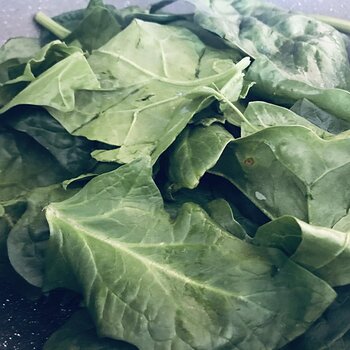 Sautéing fresh spinach.jpeg