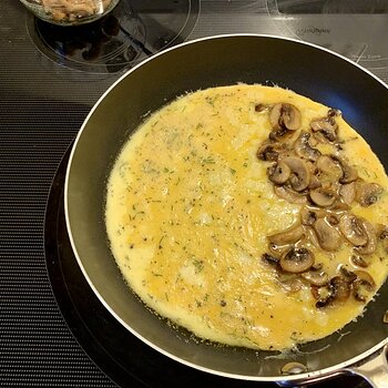Making The Wife's Omelette