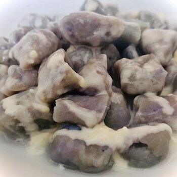 Purple potato gnocchi with Taleggio cheese sauce.jpeg