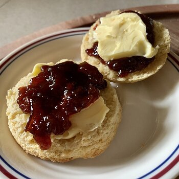 Scones And Christmas Jam