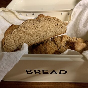 Trying Out The New Bread Box