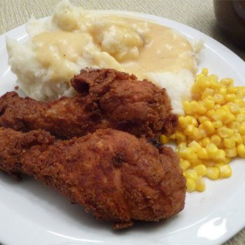 Fried Chicken And (What I'd Call) Yellow Gravy