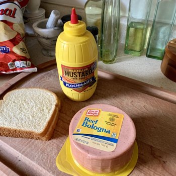 Fried Bologna Ingredients