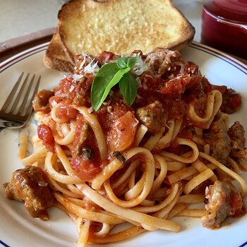 Big Plate Of Pasta