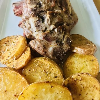 Griddled Lamb served with fried potatoes.jpeg