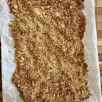 Sesame Crumble