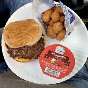 Culver's Single Cheese & Fried Curds