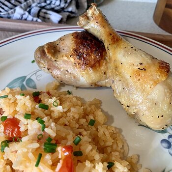 Baked Chicken & Spanish Rice