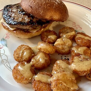Bratwurst Patties & Crispy Crown Potatoes