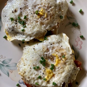 Open-Faced Egg McMuffin